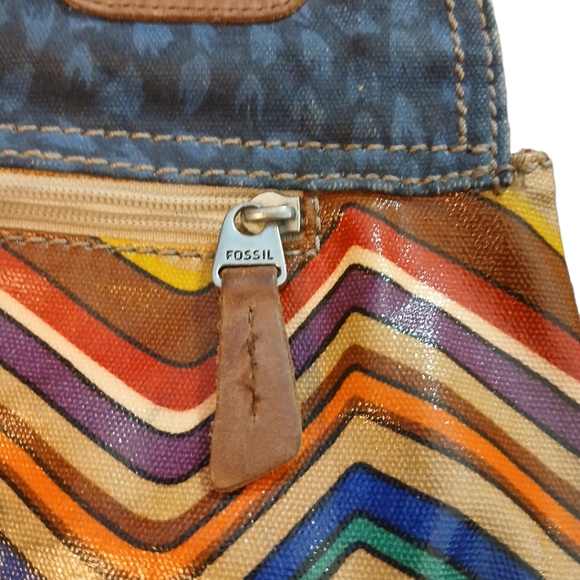 3 Fossil Key-Per Shoulder Bags Purses - Picture 12 of 16